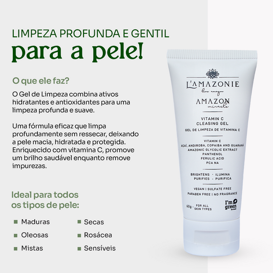 Gel de Limpeza de Vitamina C 60 g